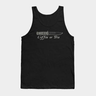 Coffee or Die - Grey Tank Top